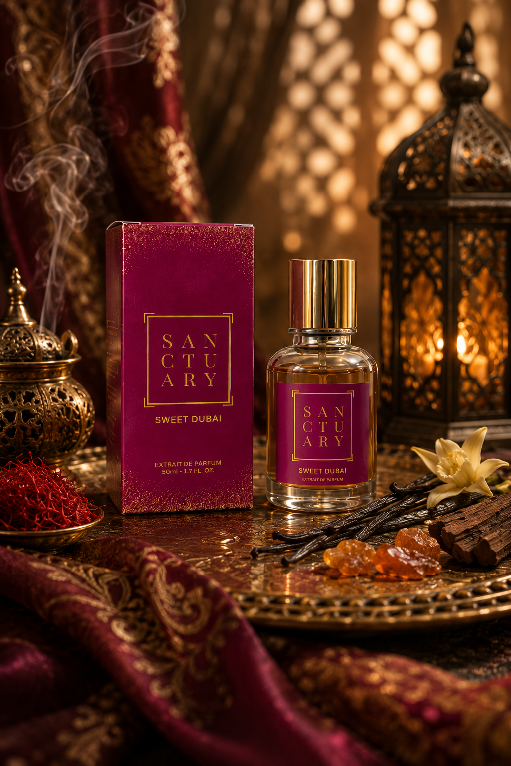 Sweet Dubai - Notes of Oud, Vanilla, Saffron