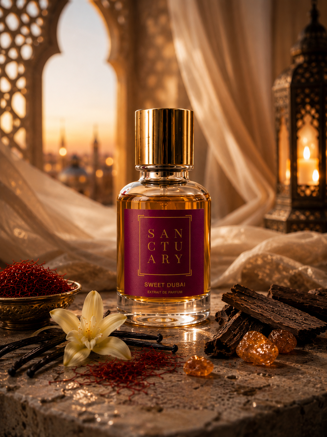 Sweet Dubai - Notes of Oud, Vanilla, Saffron