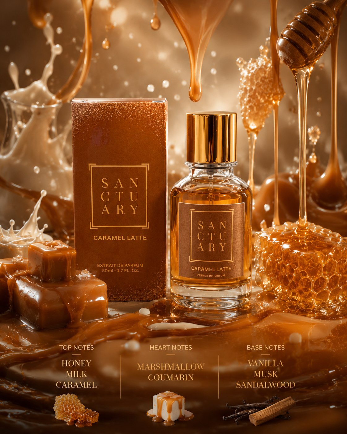 Caramel Latte - Notes of Caramel, Milk, Honey and Marshmallow