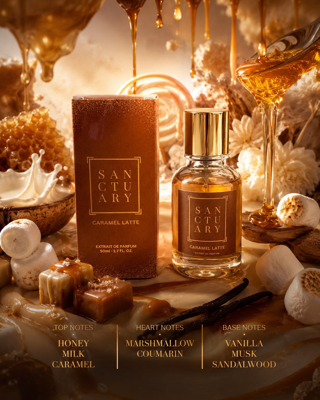 Caramel Latte - Notes of Caramel, Milk, Honey and Marshmallow
